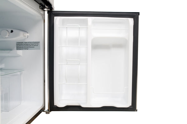 EdgeStar 3.1-cu ft Mini Fridge with Freezer ( Stainless Steel ) Garage Ready ENERGY STAR