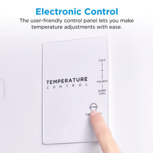 Midea Fingerprint Resistant 18.1-cu ft Top-Freezer Refrigerator ( Black ) Garage Ready ENERGY STAR Certified