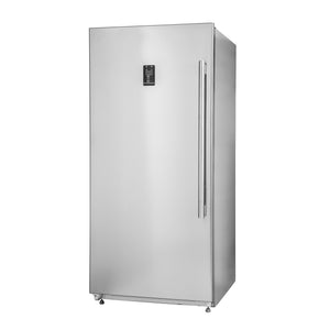 FORNO Rizzuto 27.6-cu ft Counter-Depth Side-by-Side Refrigerator ( Stainless steel ) ENERGY STAR Certified