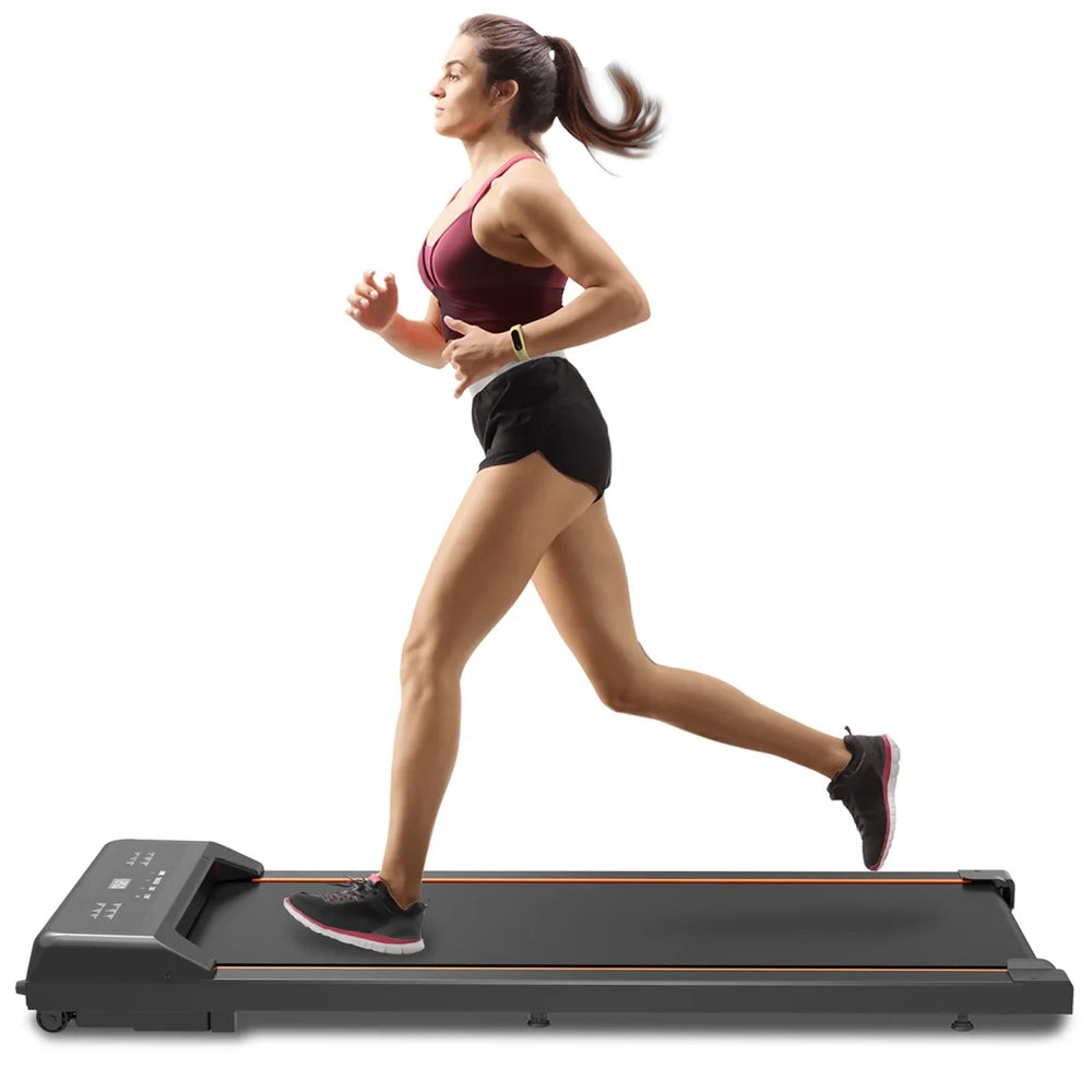 2.5HP Desk Treadmill with Walking Pad, Portable Treadmill with LED Display and Remote Control for Home and Office,  245 lbs Loading