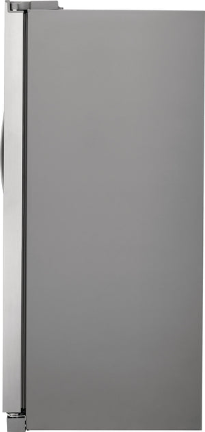 Frigidaire 22.3-cu ft Side-by-Side Refrigerator with Ice Maker ,Water and Ice Dispenser ( Stainless Steel ) ENERGY STAR Certified