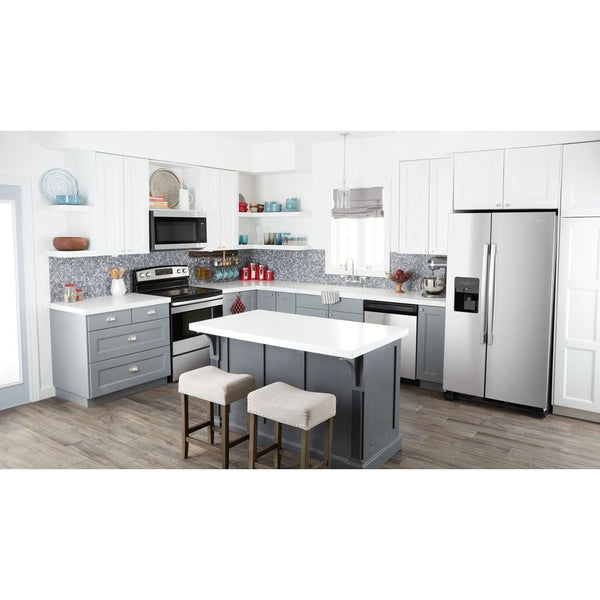 Amana 21.4-cu ft Side-by-Side Refrigerator with Ice Maker ,Water and Ice Dispenser ( Stainless Steel )