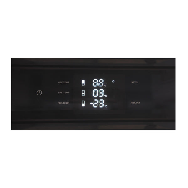 Kucht 16-cu ft Counter-Depth Built-In Bottom-Freezer Refrigerator with Ice Maker ( White ) ENERGY STAR Certified