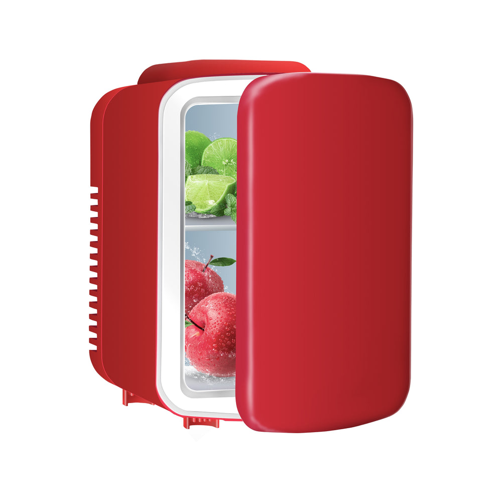 Mondawe 0.14-cu ft Mini Fridge ( Red )