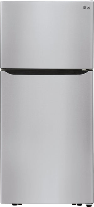 LG 20.2-cu ft Top-Freezer Refrigerator ( Stainless Steel ) ENERGY STAR Certified
