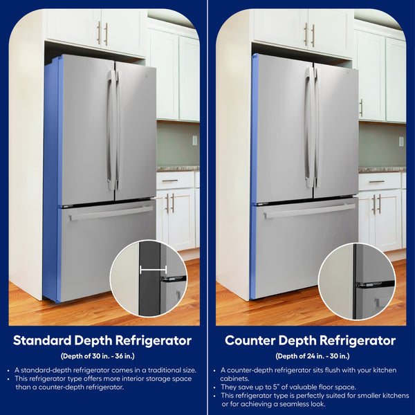 Hisense 17.2-cu ft Counter-Depth Bottom-Freezer Refrigerator White ) ENERGY STAR Certified