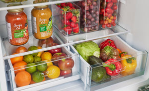 UNIQUE Classic Retro 17.7-cu ft Counter-Depth Bottom-Freezer Refrigerator with Ice Maker ( Marshmallow White ) ENERGY STAR Certified