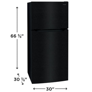 Frigidaire 18.3-cu ft Top-Freezer Refrigerator ( Black ) Garage Ready