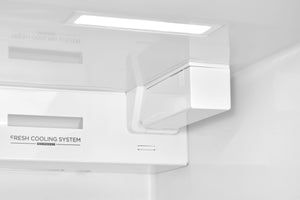 Midea 26.3-cu ft Side-by-Side Refrigerator with Ice Maker ,Water and Ice Dispenser ( Stainless steel )