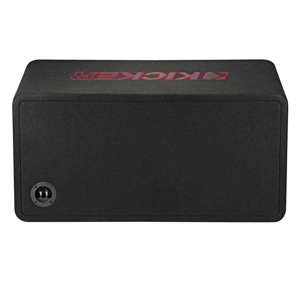 KICKER Dual 12 Inch Solo Baric 2 Ohm 1200W RMS Power Subwoofer Enclosure