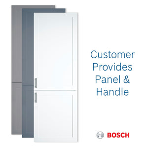 Bosch 800 Series custom panel with Home Connect 9-Cu. Feet Counter-Depth Built-In Bottom-Freezer Refrigerator Panel ready ) ENERGY STAR Certified