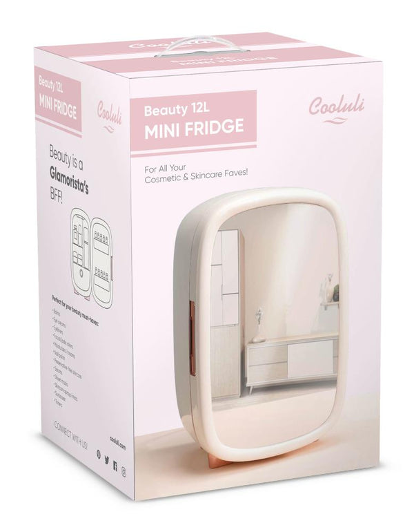 Cooluli Beauty 0.42-cu ft Mini Fridge ( White ) Garage Ready