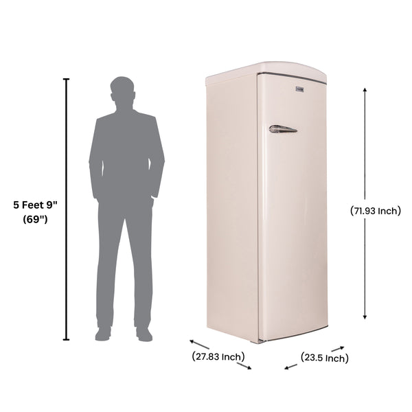 Equator Advanced Appliances 11.12-cu ft Freezerless Refrigerator ( Cream )