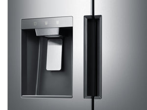 Midea 26.3-cu ft Side-by-Side Refrigerator with Ice Maker ,Water and Ice Dispenser ( Stainless steel )