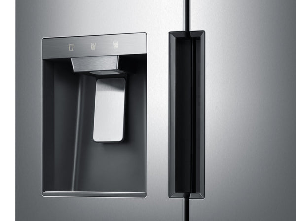 Midea 26.3-cu ft Side-by-Side Refrigerator with Ice Maker ,Water and Ice Dispenser ( Stainless steel )