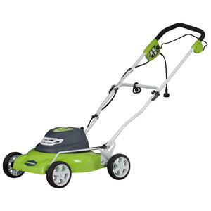 Greenworks 18″ Corded Electric 12 Amp Push Lawn Mower 25012
