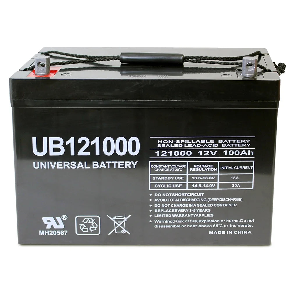 12V 100AH SLA AGM Battery for REC SOLAR Solar Panels