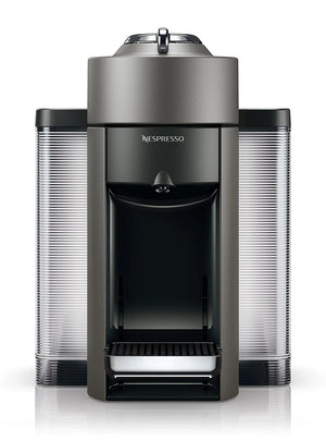 Nespresso Evoluo Coffee and Espresso Machine by De’Longhi with Aerocinno, Titan