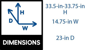Maxx Ice 3-cu ft Built-In Mini Fridge ( Stainless Steel ) Garage Ready