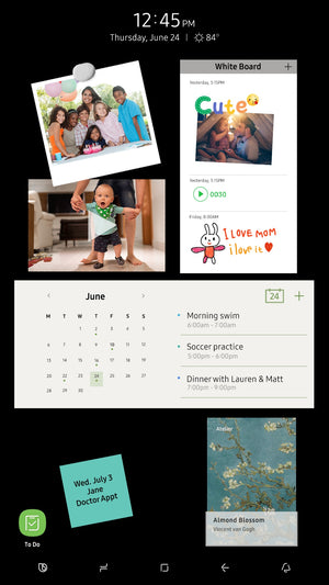 Samsung Family Hub 26.7-cu ft Side-by-Side Refrigerator Smart Compatible with Ice Maker ,Water and Ice Dispenser ( Fingerprint Resistant Stainless Steel ) ENERGY STAR Certified