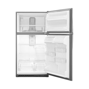 Whirlpool 20.5-cu ft Top-Freezer Refrigerator ( Fingerprint Resistant Stainless Steel )