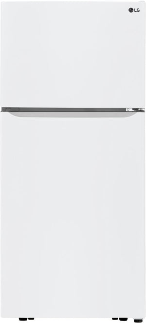 LG 20.2-cu ft Top-Freezer Refrigerator ( White ) ENERGY STAR Certified