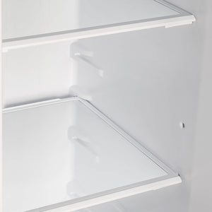 FORNO Salerno 15.6-cu ft Counter-Depth Side-by-Side Refrigerator Built-In ( Stainless steel )