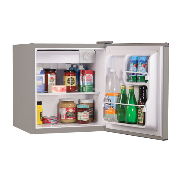 BLACK+DECKER 1.7-cu ft Mini Fridge with Freezer ( Stainless look ) ENERGY STAR