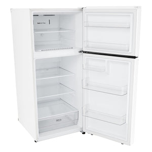 LG 17.5-cu ft Top-Freezer Refrigerator ( White ) Garage Ready ENERGY STAR Certified