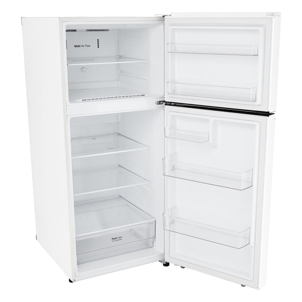 LG 17.5-cu ft Top-Freezer Refrigerator ( White ) Garage Ready ENERGY STAR Certified