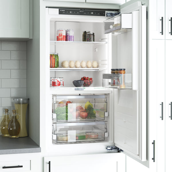 Bosch 800 Series custom panel with Home Connect 9-Cu. Feet Counter-Depth Built-In Bottom-Freezer Refrigerator Panel ready ) ENERGY STAR Certified