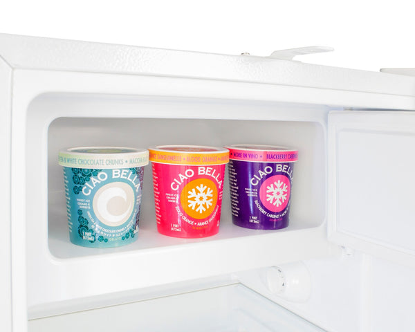 Summit Appliance 2.68-cu ft Built-In Mini Fridge with Freezer ( White )