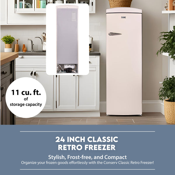 Equator Advanced Appliances 11.12-cu ft Freezerless Refrigerator ( Cream )
