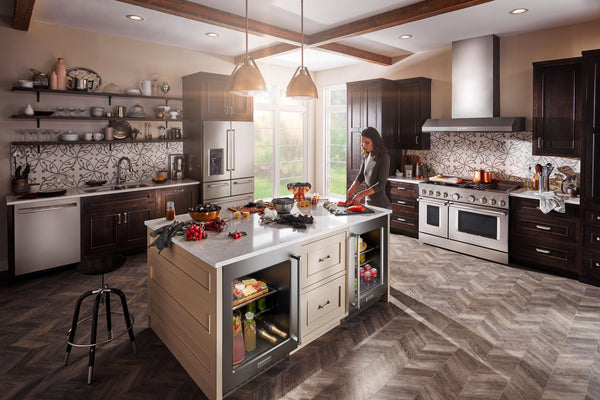 KitchenAid 5.2-cu ft Built-In Mini Fridge ( Stainless Steel )