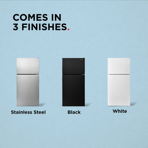 Amana 18.2-cu ft Top-Freezer Refrigerator ( Stainless Steel )