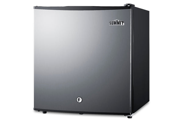 Summit Appliance 1.6-cu ft ( Stainless steel door and black cabinet )