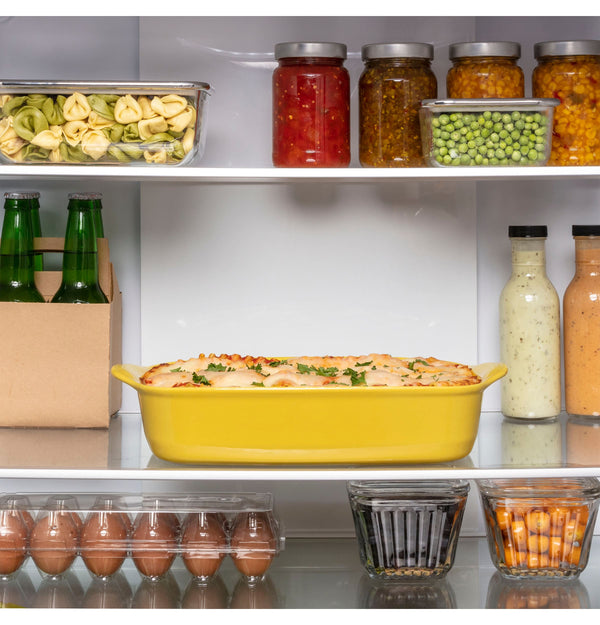 GE 17.7-cu ft Counter-Depth Bottom-Freezer Refrigerator Stainless Steel ) ENERGY STAR Certified