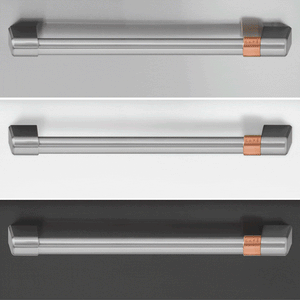 Cafe 29.5-cu ft Counter-Depth Side-by-Side Refrigerator Built-In Smart Compatible with Ice Maker ( Stainless Steel )