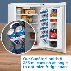 Danby 2.6-cu ft Mini Fridge ( Flat White ) ENERGY STAR