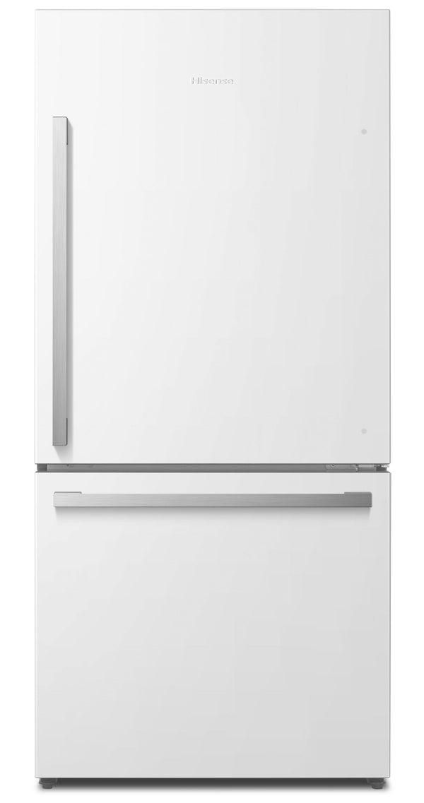Hisense 17.2-cu ft Counter-Depth Bottom-Freezer Refrigerator White ) ENERGY STAR Certified
