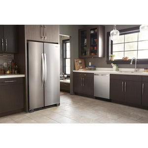 Whirlpool 25.1-cu ft Side-by-Side Refrigerator ( Stainless Steel )