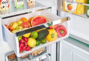 UNIQUE Classic Retro 11.7-cu ft Counter-Depth Bottom-Freezer Refrigerator Ocean Mist Turquoise ) ENERGY STAR Certified