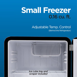 Commercial Cool 1.6-cu ft Mini Fridge with Freezer ( Black )