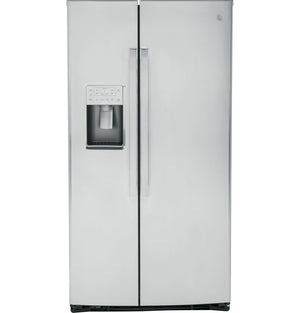 GE Profile 25.3-cu ft Side-by-Side Refrigerator with Ice Maker ,Water and Ice Dispenser ( Stainless Steel ) ENERGY STAR Certified