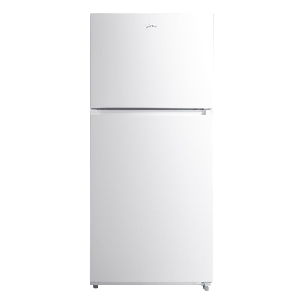 Midea Fingerprint Resistant 18.1-cu ft Top-Freezer Refrigerator ( White ) Garage Ready ENERGY STAR Certified