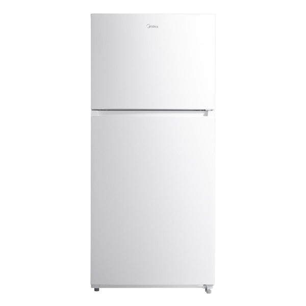 Midea Fingerprint Resistant 18.1-cu ft Top-Freezer Refrigerator ( White ) Garage Ready ENERGY STAR Certified