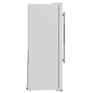 FORNO Salerno 20-cu ft Counter-Depth Side-by-Side Refrigerator with Ice Maker ,Water and Ice Dispenser ( White ) ENERGY STAR Certified