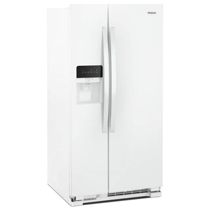 Whirlpool 24.6-cu ft Side-by-Side Refrigerator with Ice Maker ,Water and Ice Dispenser ( White )