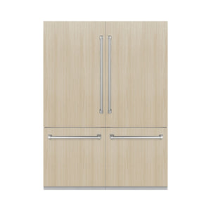 ZLINE KITCHEN & BATH Counter-Depth Autograph Edition 32.2-cu ft Built-In French Door Refrigerator with Ice Maker with Water Dispenser Custom Panel Ready ) ENERGY STAR Certified