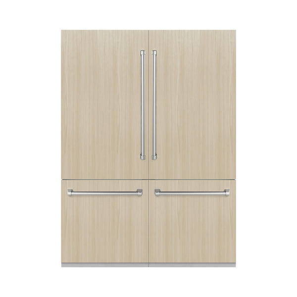 ZLINE KITCHEN & BATH Counter-Depth Autograph Edition 32.2-cu ft Built-In French Door Refrigerator with Ice Maker with Water Dispenser Custom Panel Ready ) ENERGY STAR Certified